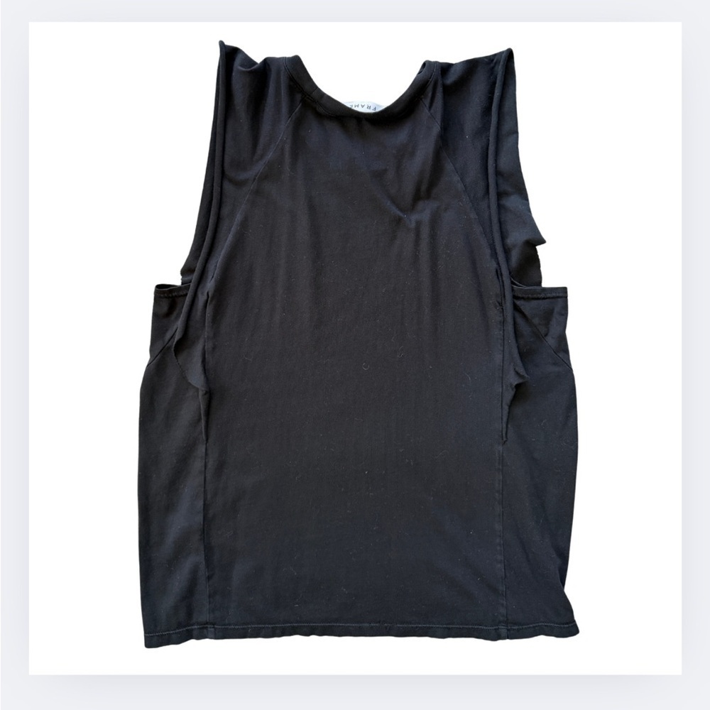 Black “Frame” Summer Tee — Size M - Picture 4 of 5